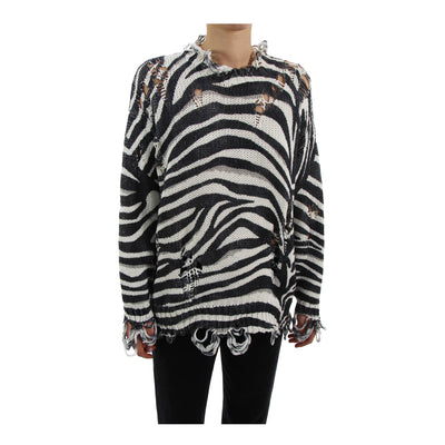 Pullover Zebra aus Baumwolle