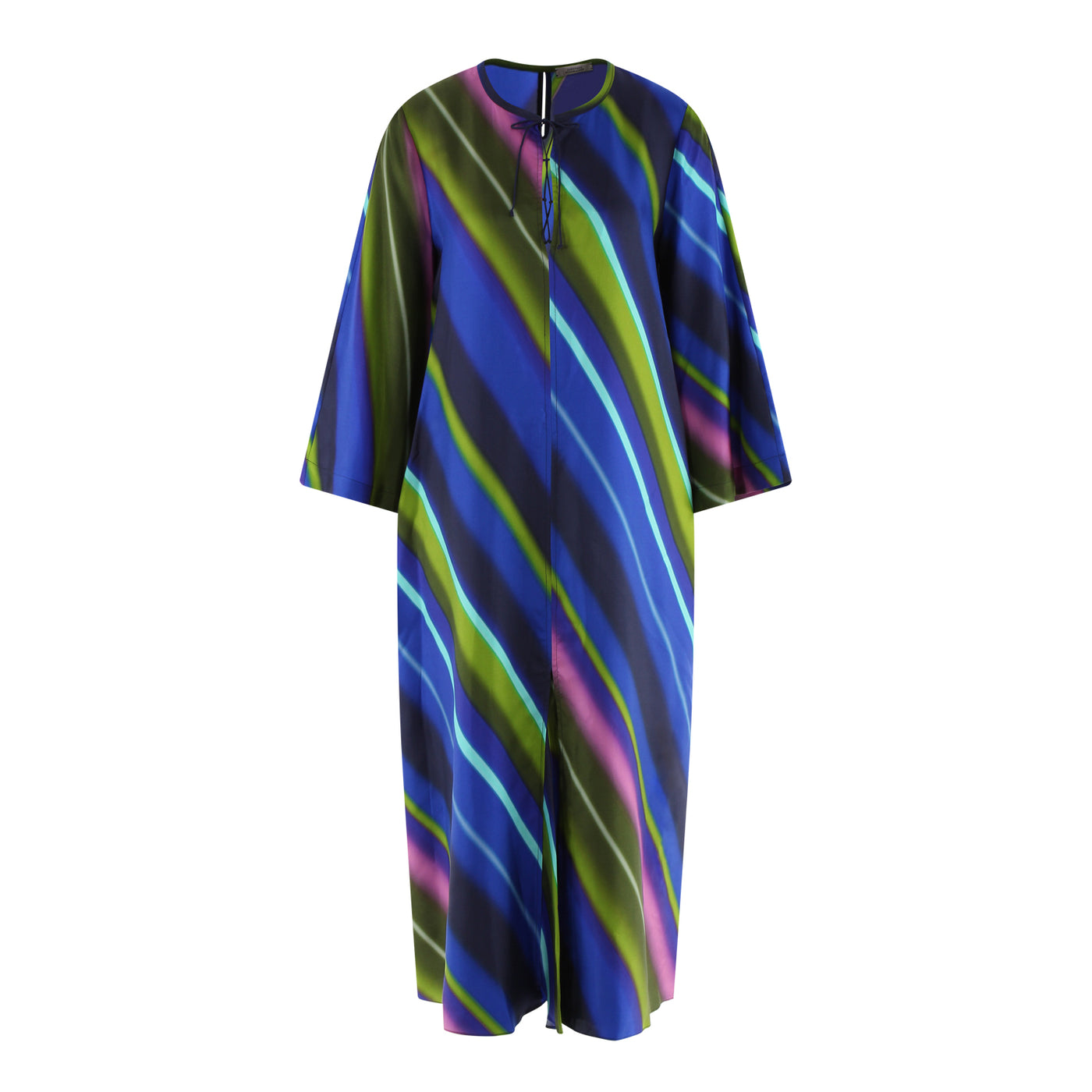 Kleid Citylight Stripes aus Seide