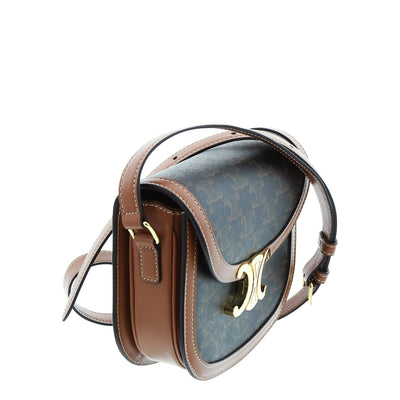 Schultertasche Besace Triomphe aus Canvas