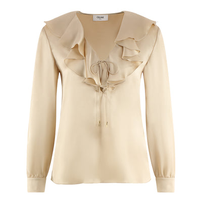 Bluse aus Seide