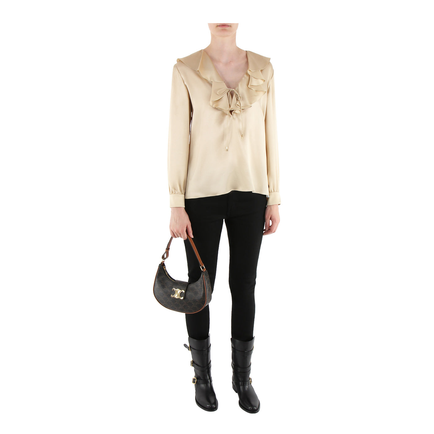 Bluse aus Seide