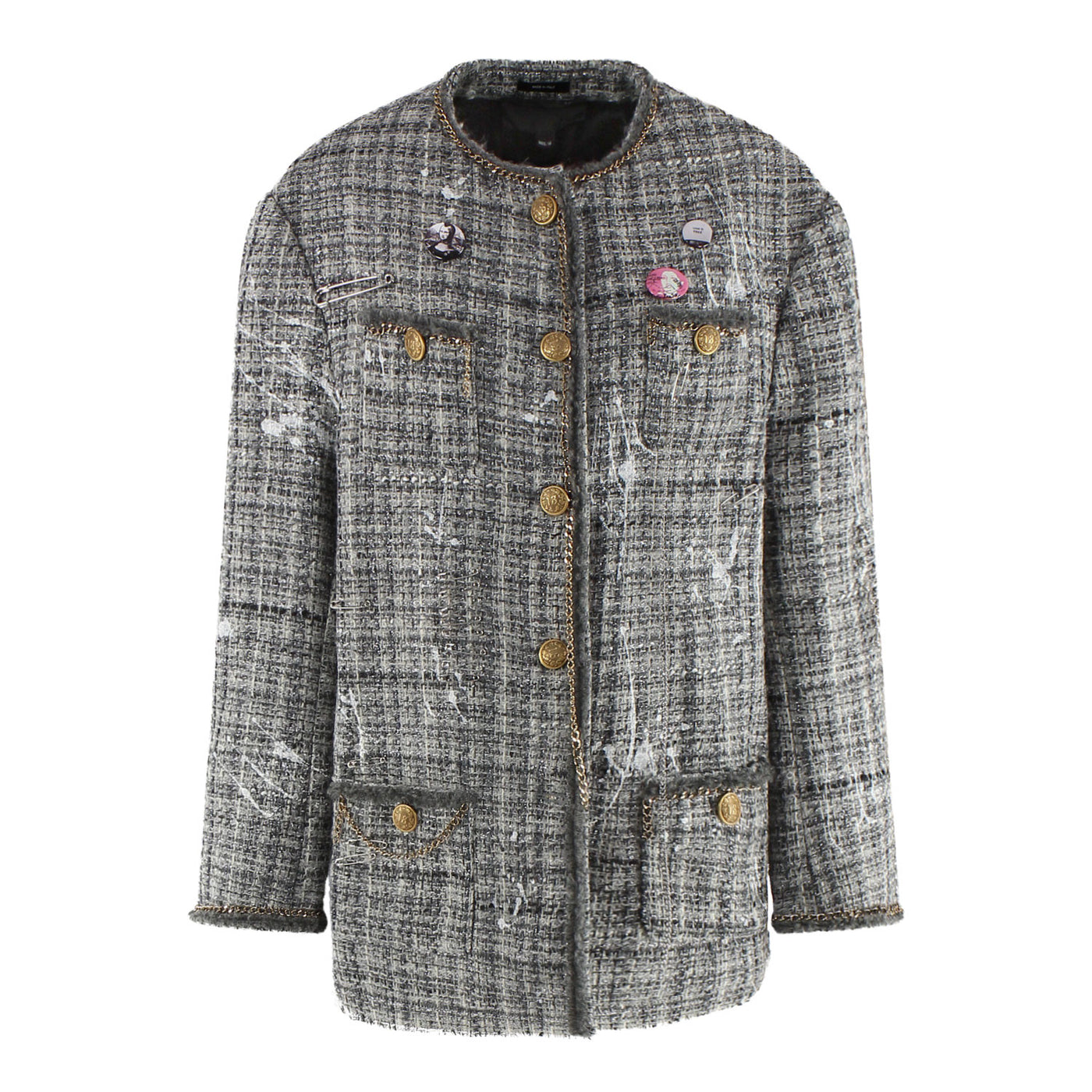 Jacke Slouch Jacket aus Tweed