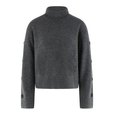 Pullover Pure Button Sleeve aus Cashmere