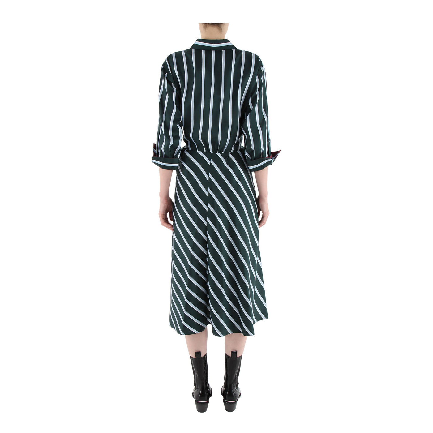 Kleid Luxurious Stripes aus Seide