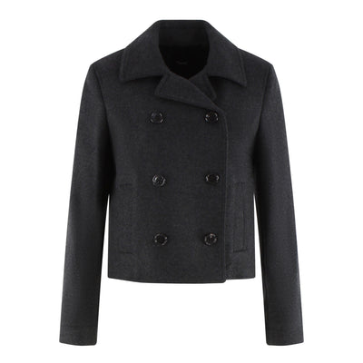 Jacke Shrunken Peacoat aus Wolle