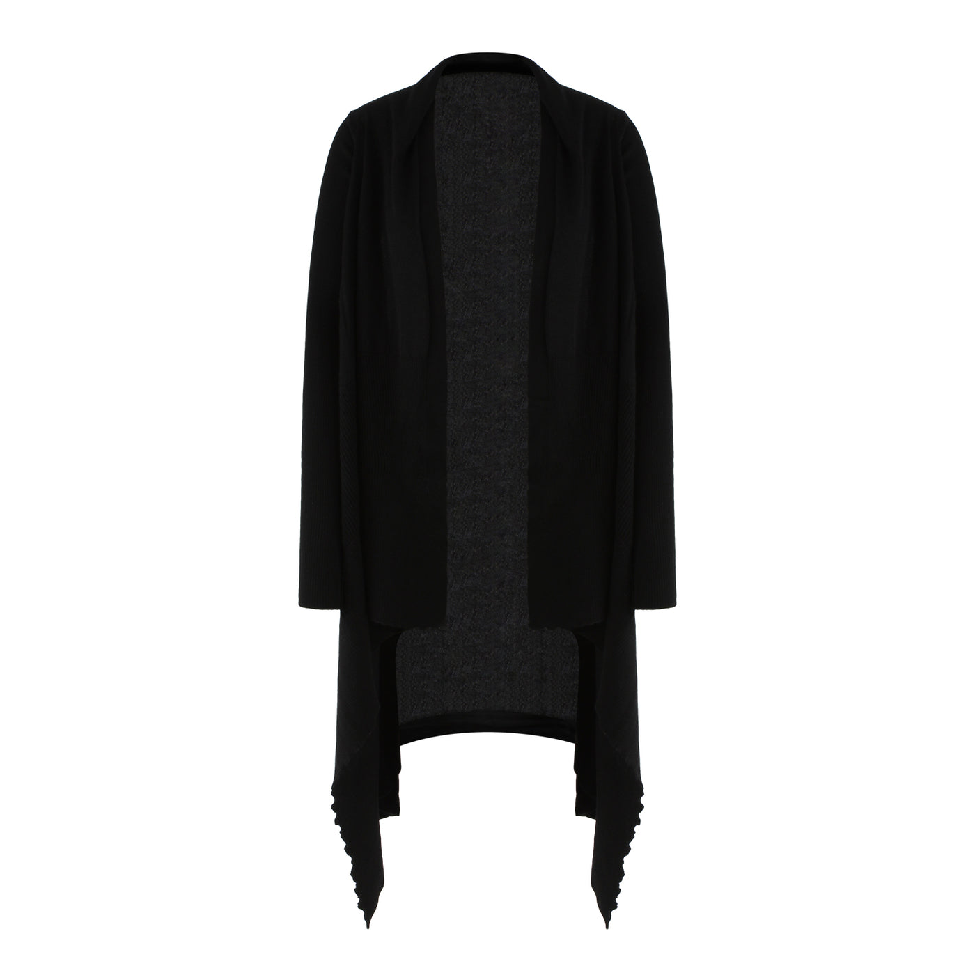 Cardigan Long Wrap aus Wolle