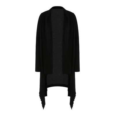 Cardigan Long Wrap aus Wolle