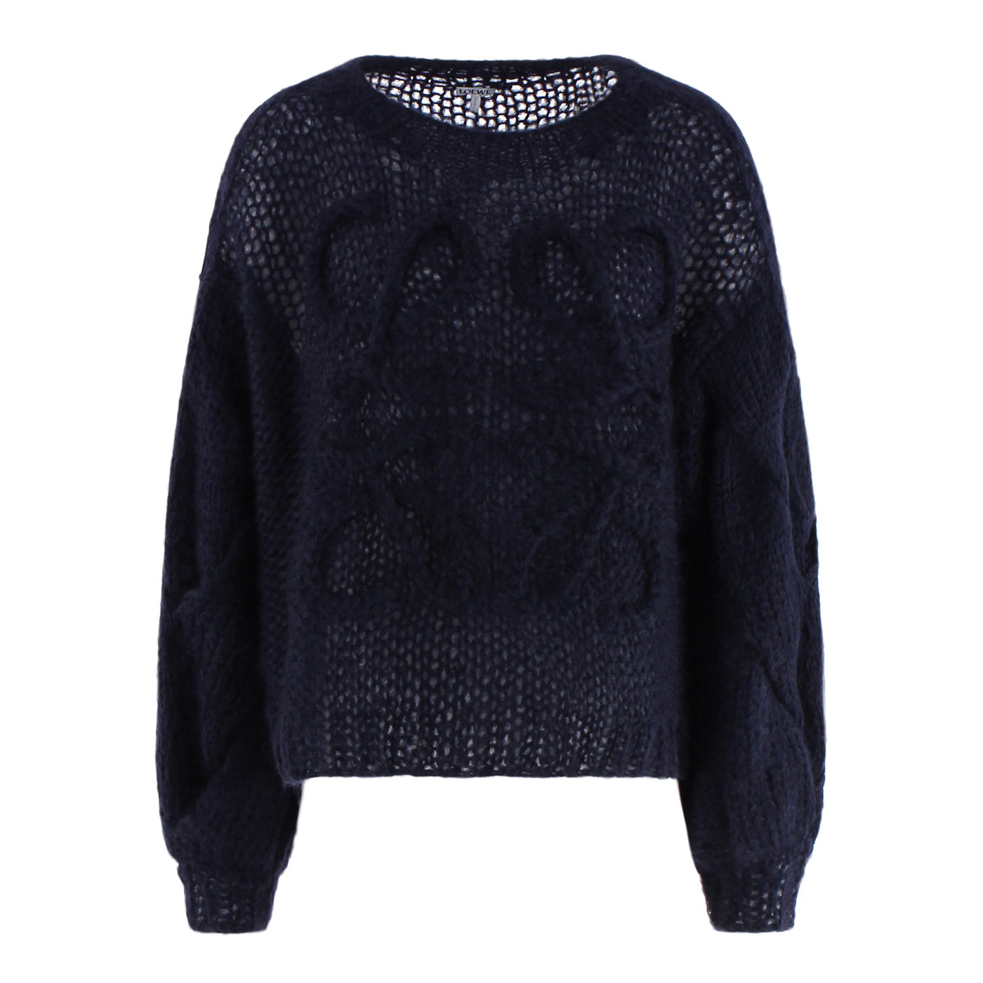 Sweater Anagramm aus Mohairmix