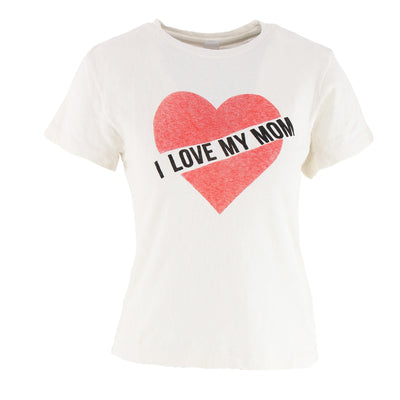 T-Shirt Classic "I love my mom" aus Baumwolle