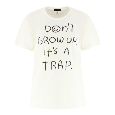 T-Shirt "Don´t grow up" aus Baumwolle