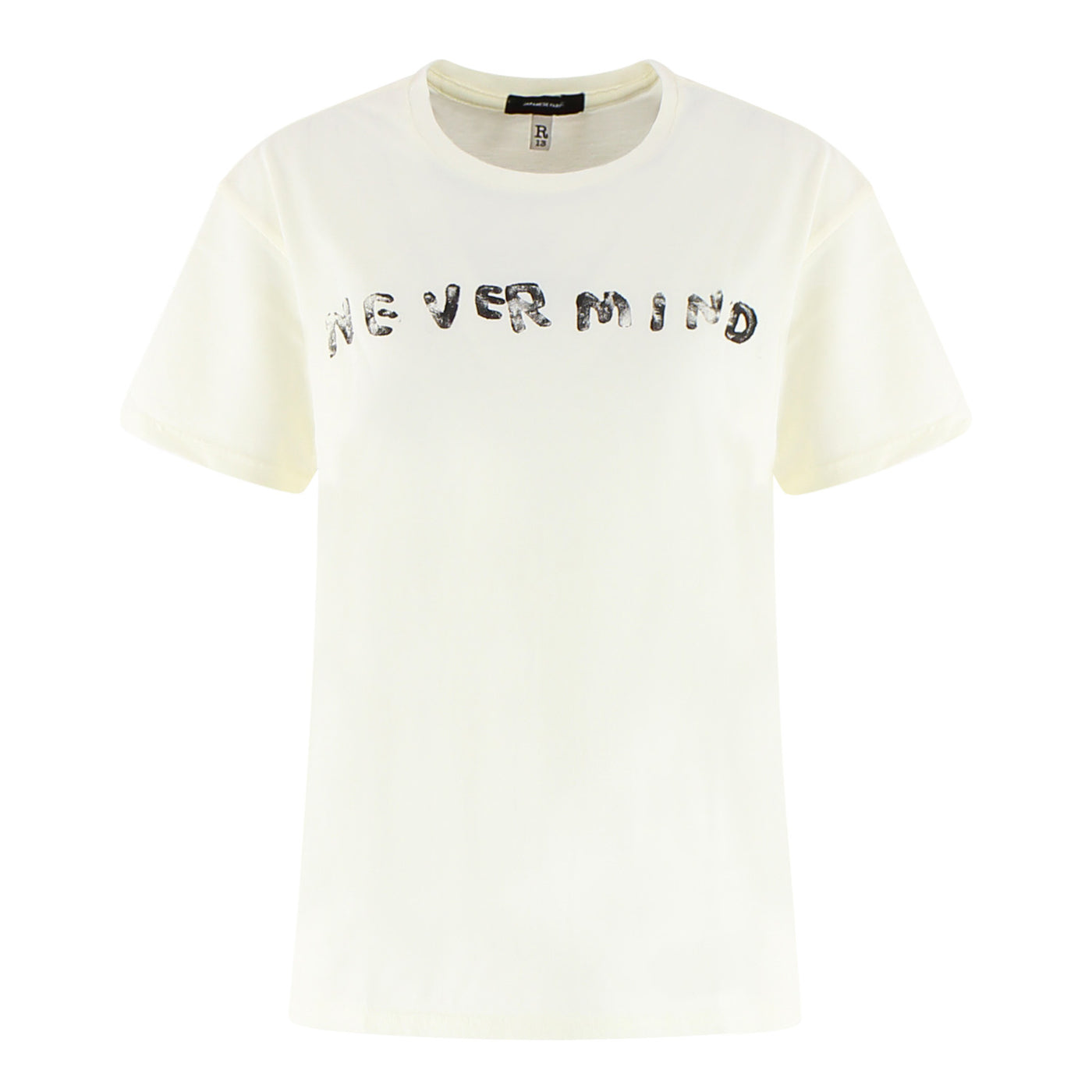 T-Shirt "Never Mind" aus Baumwolle