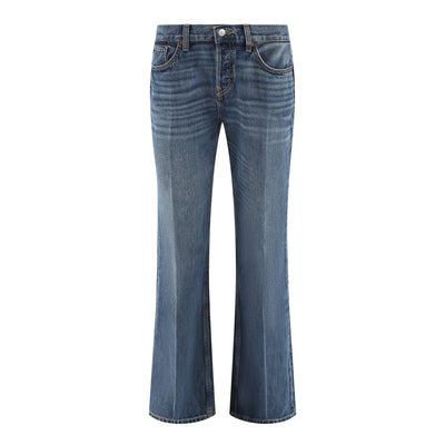 Jeans Loose Bootcut aus Denim