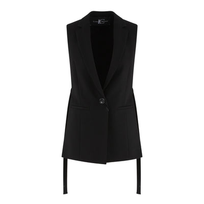 Blazer Gilet aus Techno-Wolle