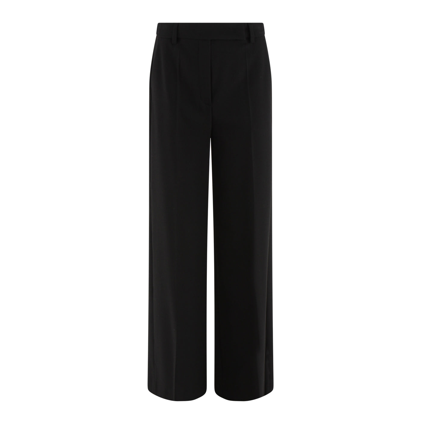 Wide Leg Hose aus Techno-Wolle