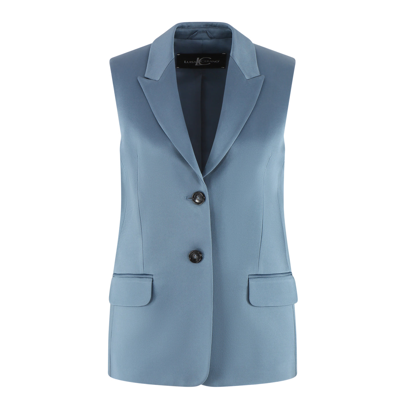 Gilet aus Satin