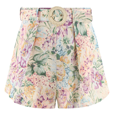 Shorts Halliday Tuck aus Leinen