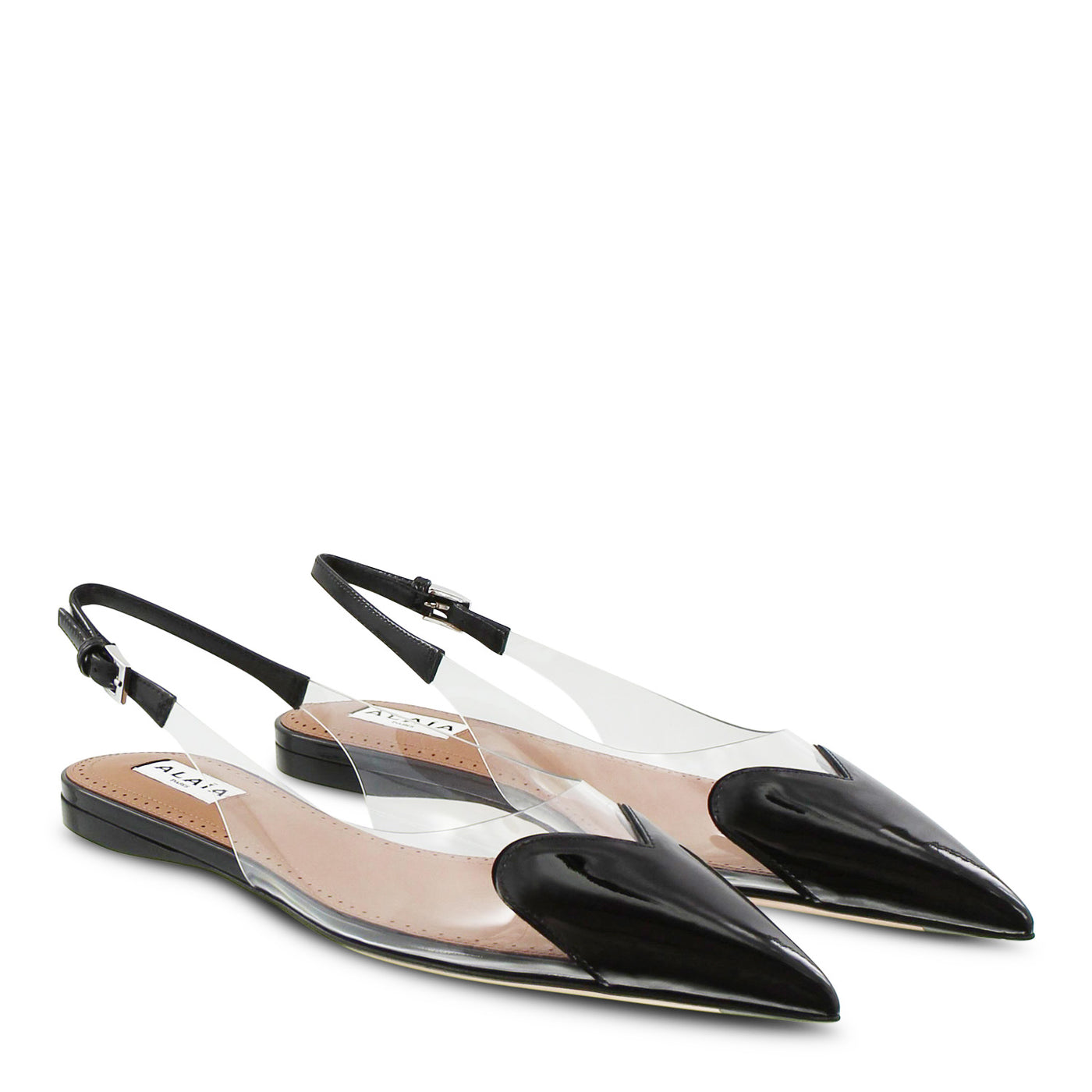 Slingback-Ballerinas Le Coeur mit Lackleder