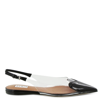 Slingback-Ballerinas Le Coeur mit Lackleder