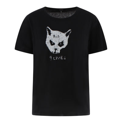 T-Shirt Boy 9 lives aus Baumwollmix