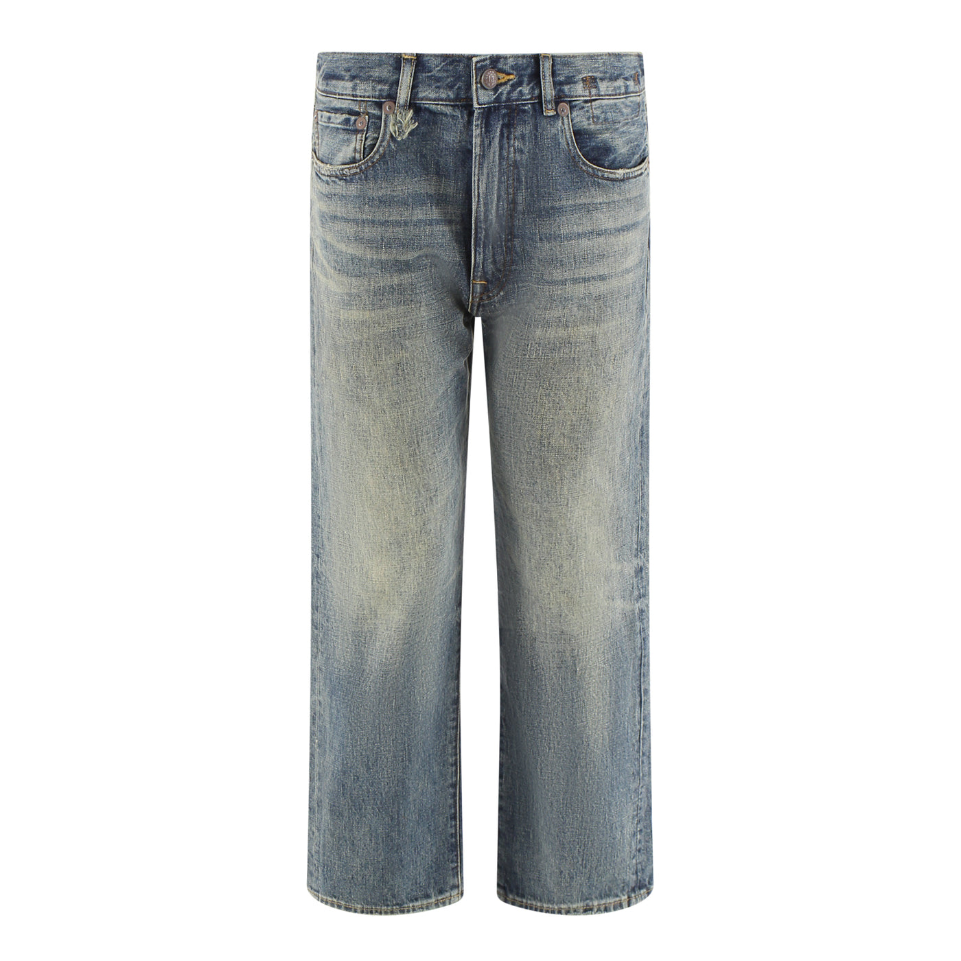 Boyfriend Jeans aus Baumwolle