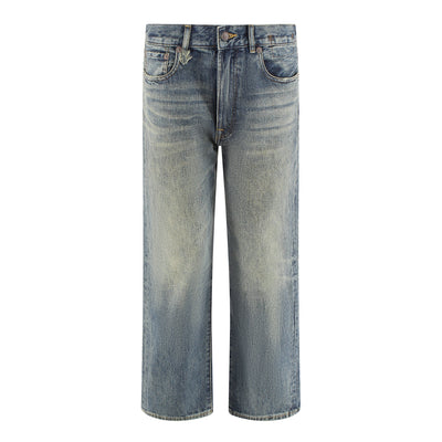 Boyfriend Jeans aus Baumwolle