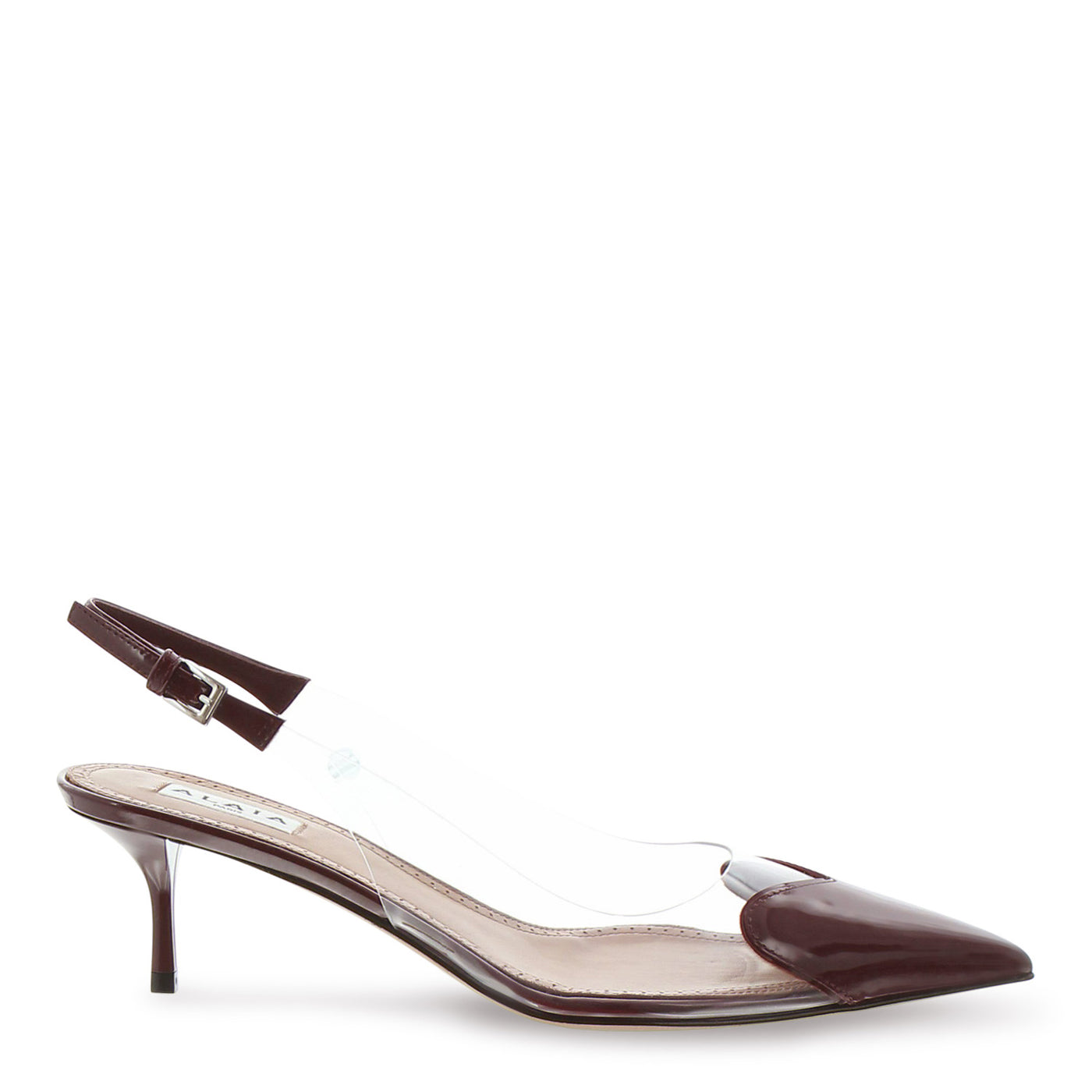 Slingback-Pumps 55 mit Lackleder