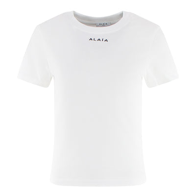 T-Shirt Alaïa aus Baumwolle