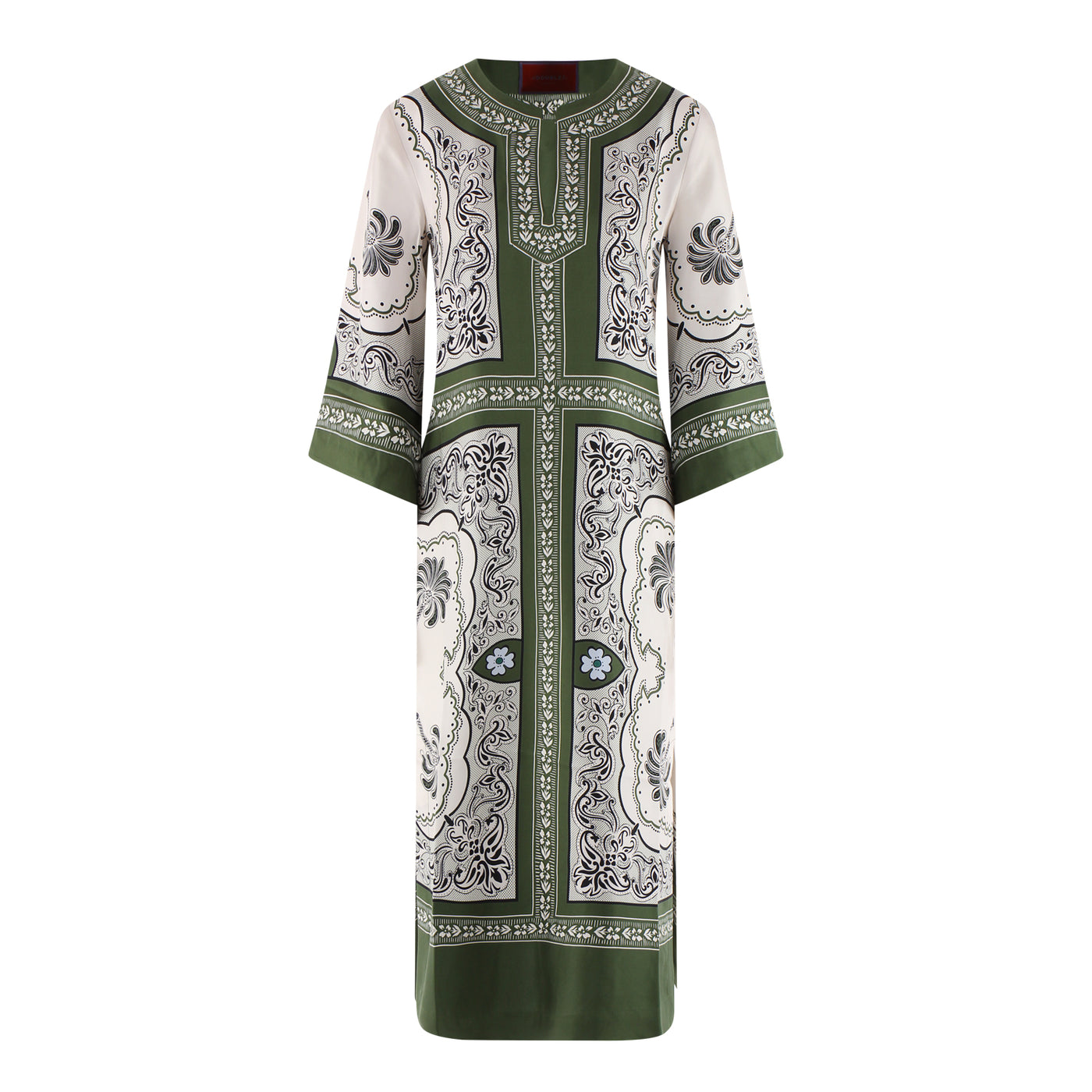 Kleid Kaftan aus Seide