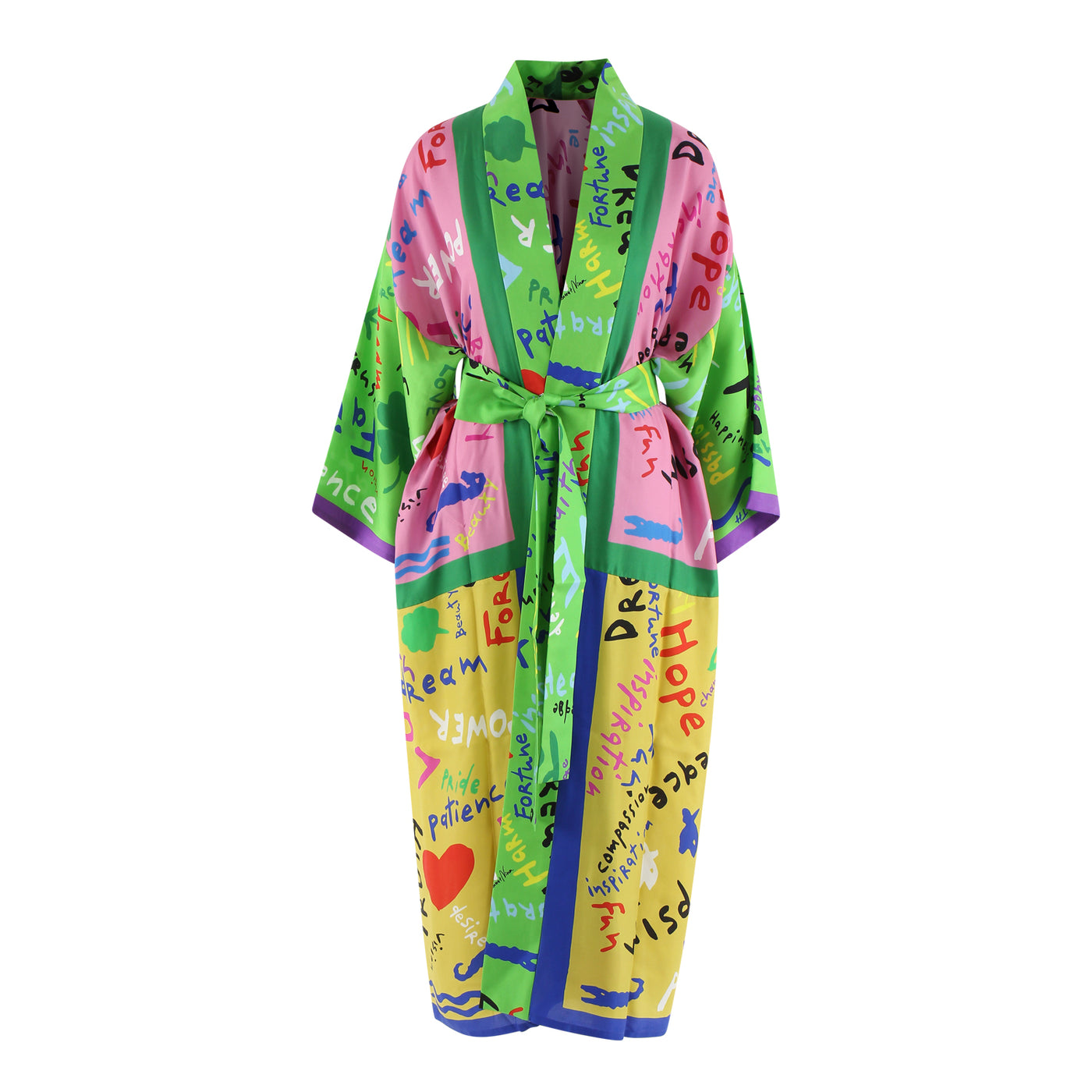 Kimono Kakanias aus Seide