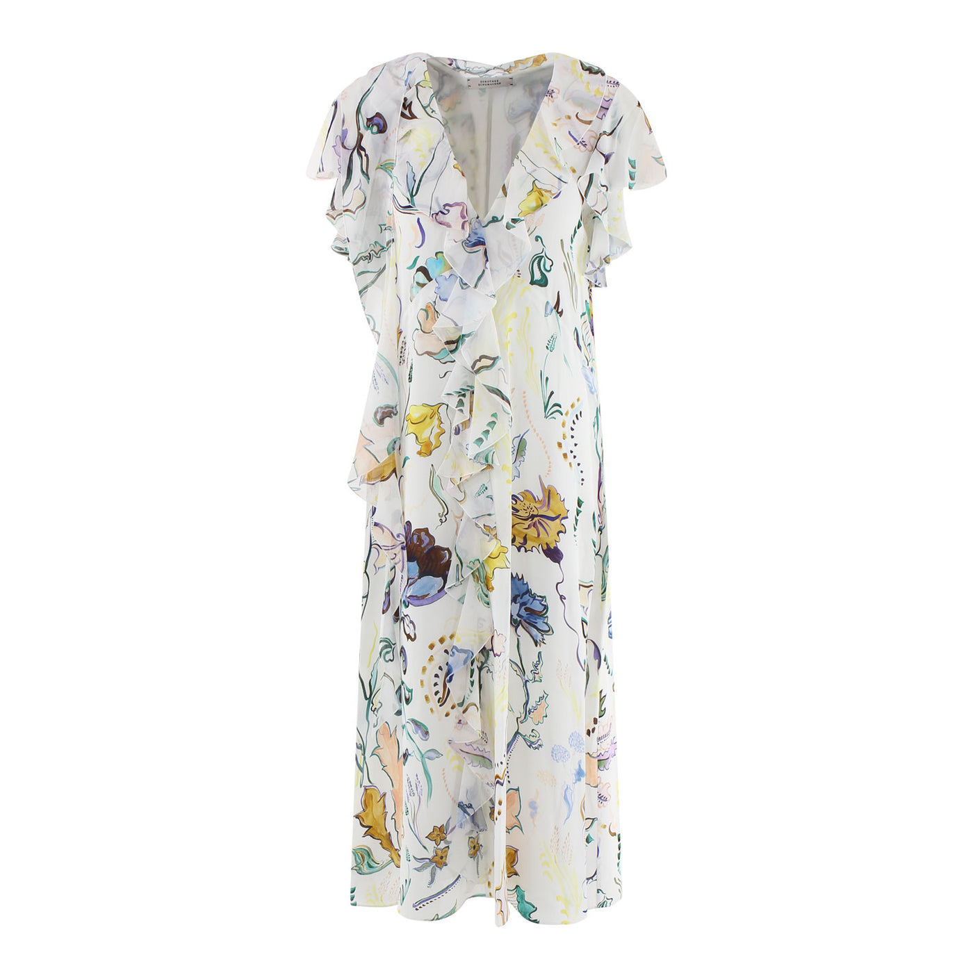 Kleid Floral Twist aus Seide