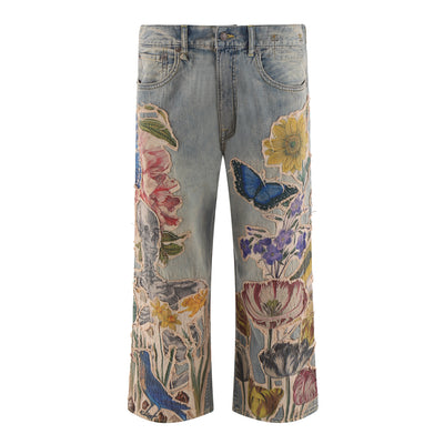 Boyfriend Jeans X-BF aus Baumwolldenim