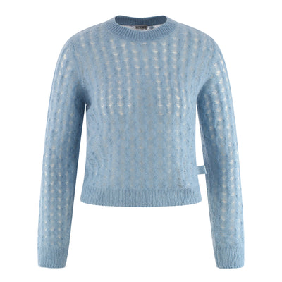 Strickpullover aus Mohairwolle