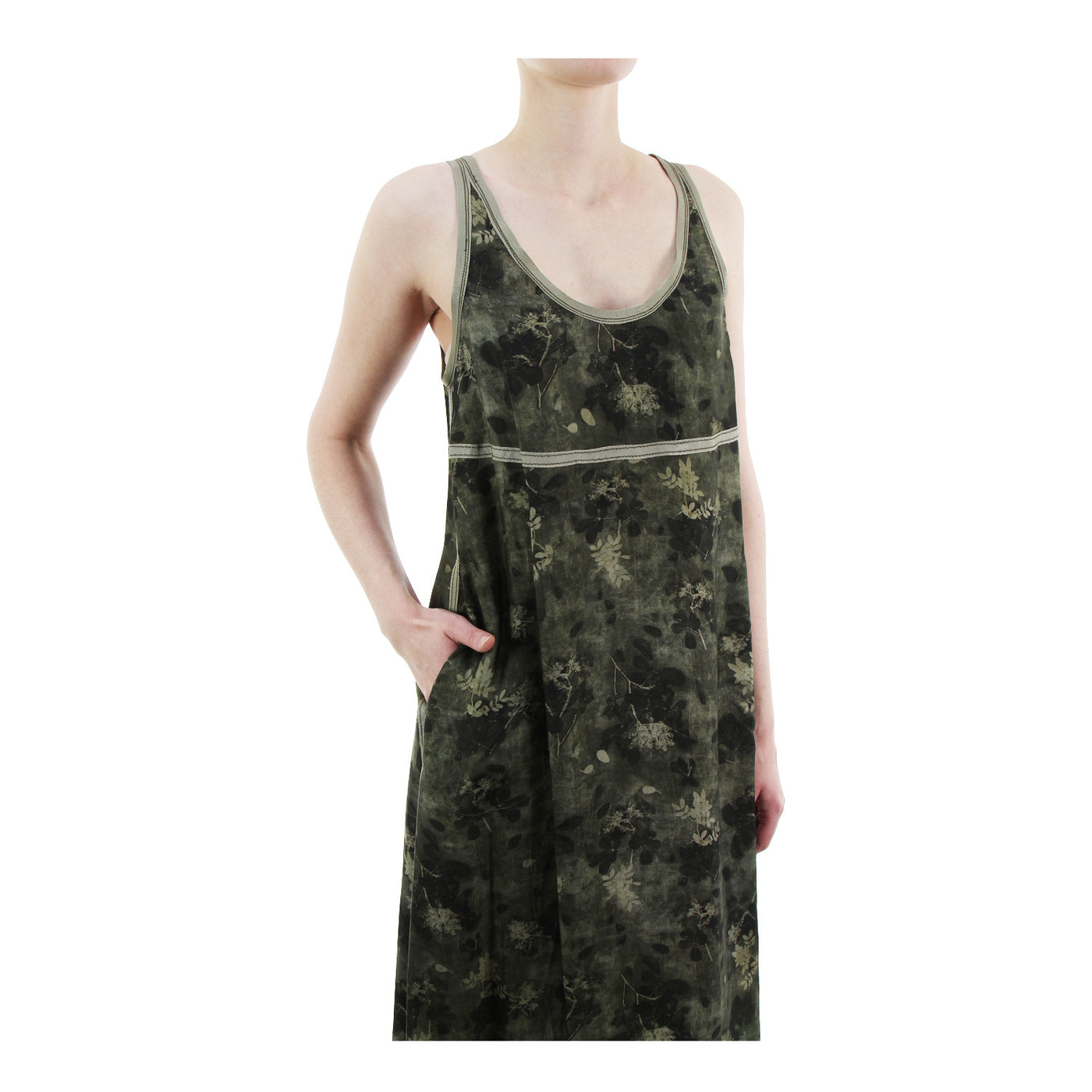 Kleid Taped Tank aus Viskosemix