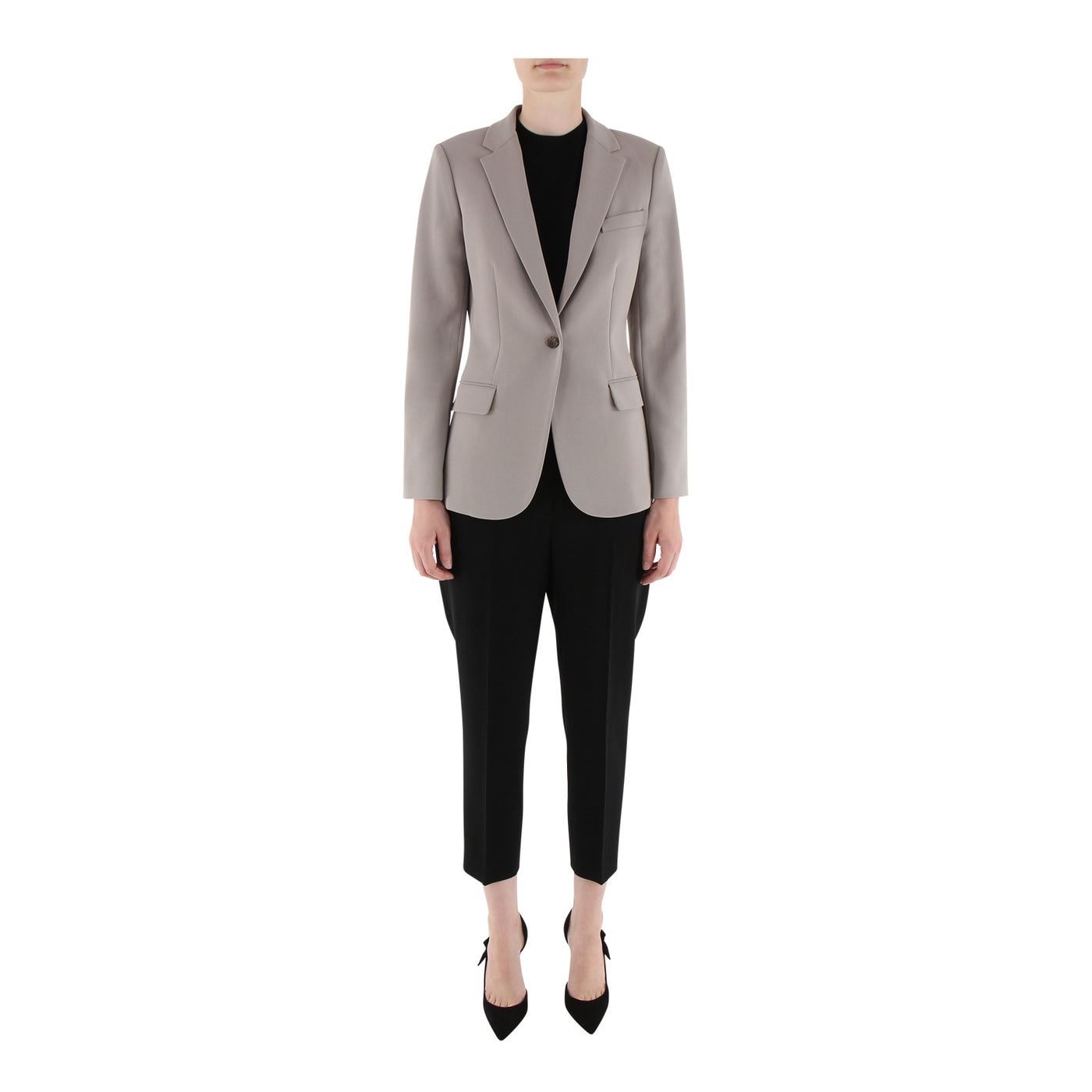 Blazer Slimfit aus Crêpe