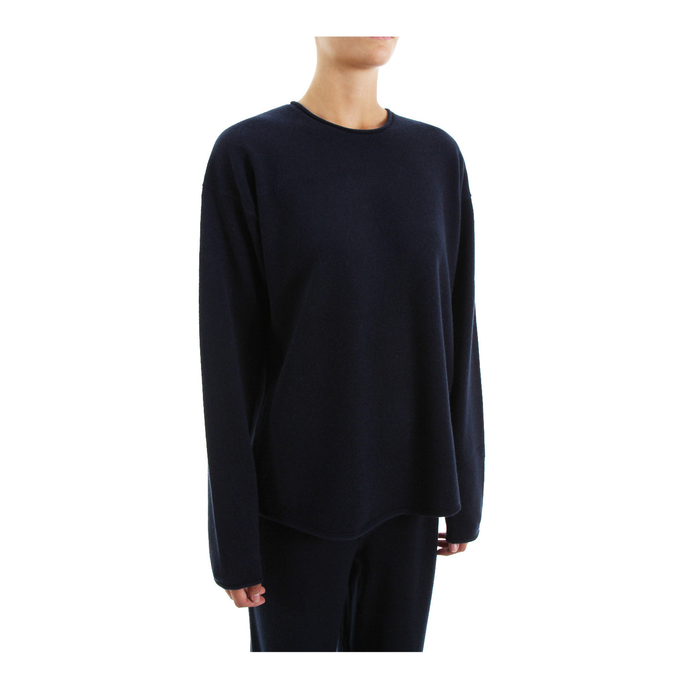 Pullover Oversized Crew aus Cashmere