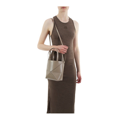 Tasche Puzzle Fold Tote Mini aus Leder