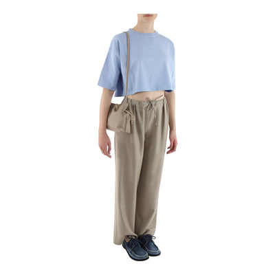 Cropped T-Shirt aus Baumwolle