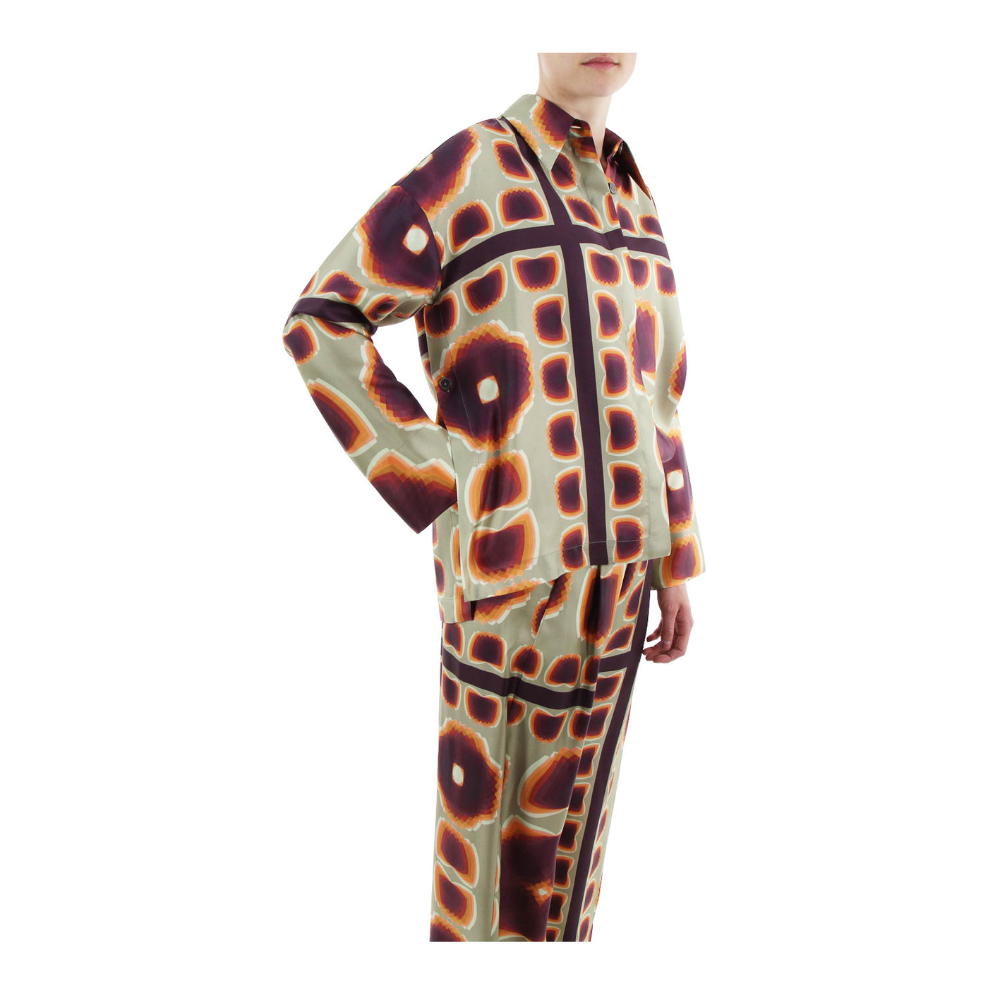 Bluse aus Seide