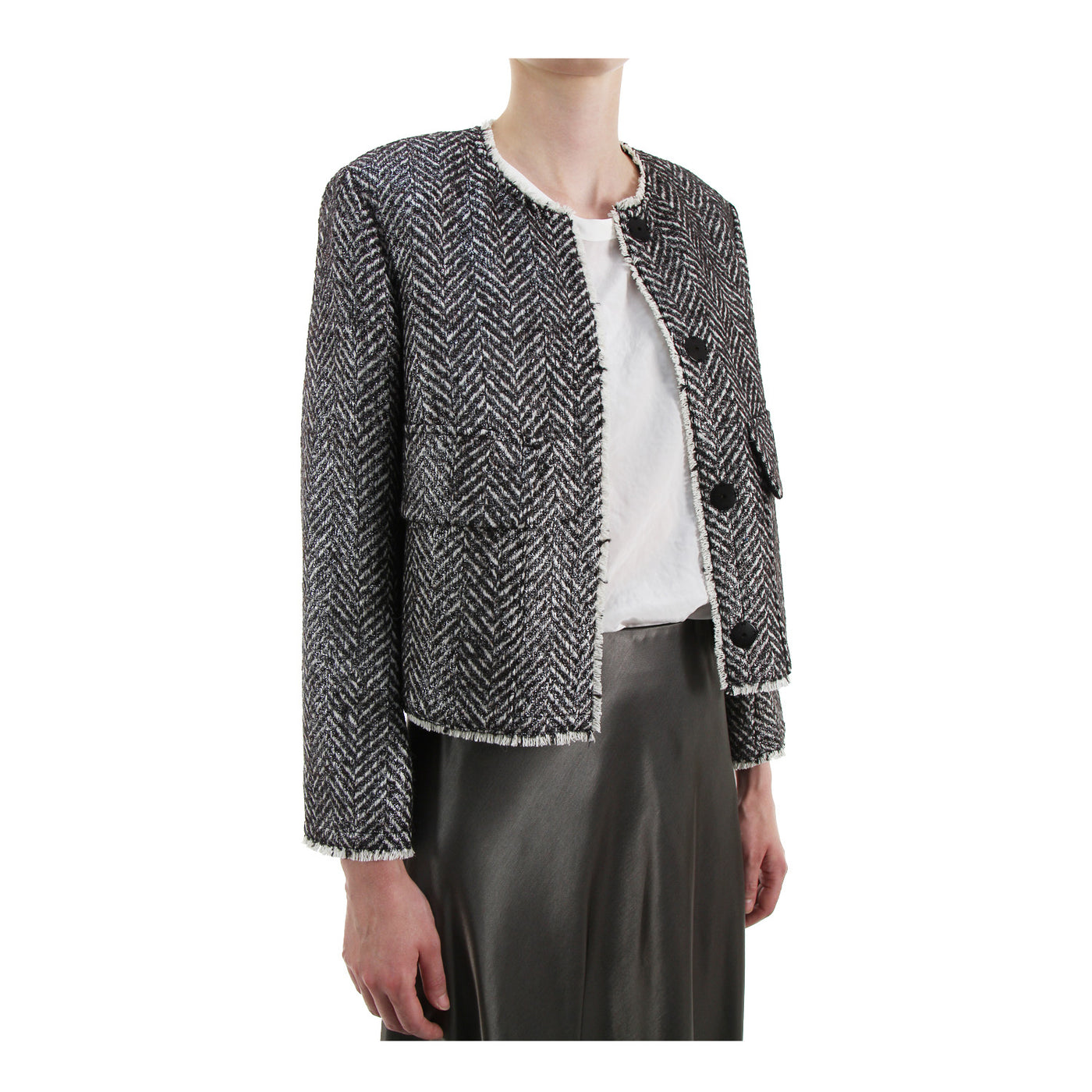 Jacke aus Tweed