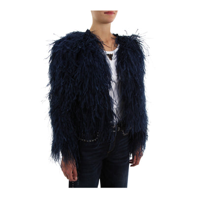 Jacke Feathery Volume aus Georgette