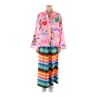 Kimono Jacke Tina aus Seide