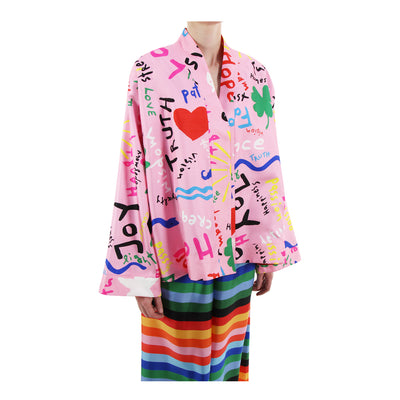 Kimono Jacke Tina aus Seide