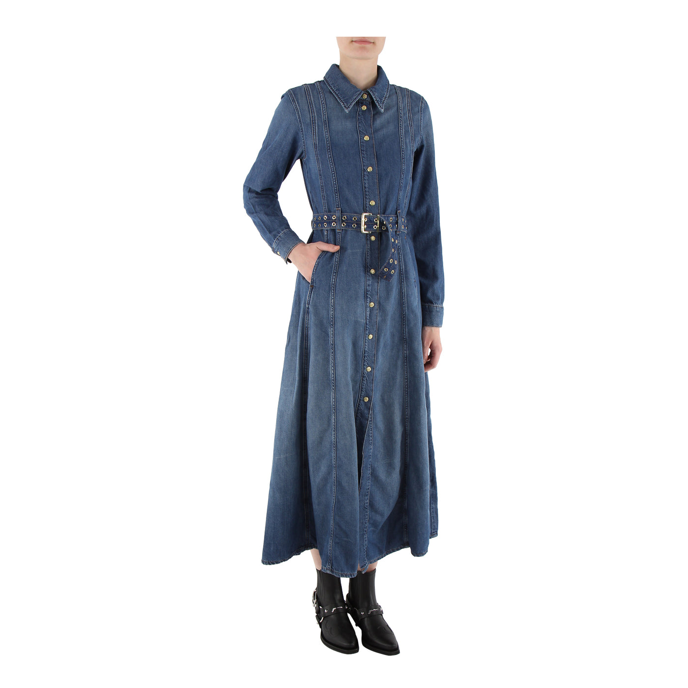 Kleid aus Baumwolldenim