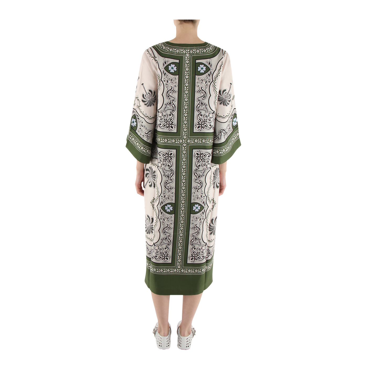 Kleid Kaftan aus Seide