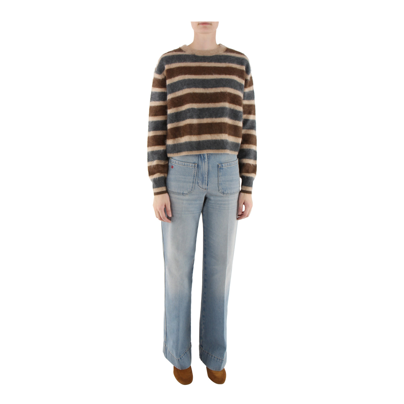 Pullover Grizzly Stripe aus Cashmere