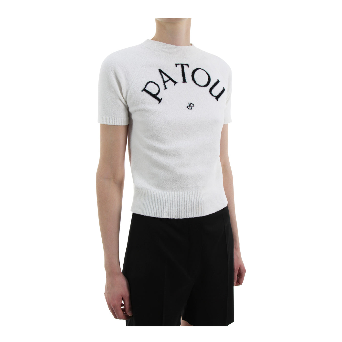 T-Shirt Patou Jacquard aus Baumwollmix