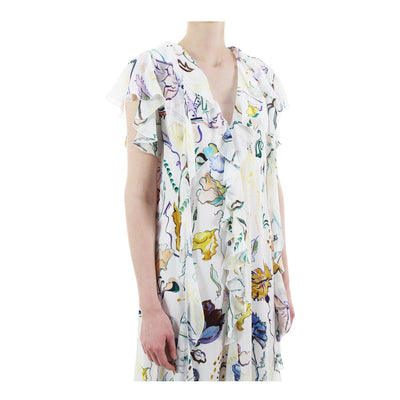 Kleid Floral Twist aus Seide