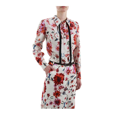 Bluse Floral Ease aus Leinen