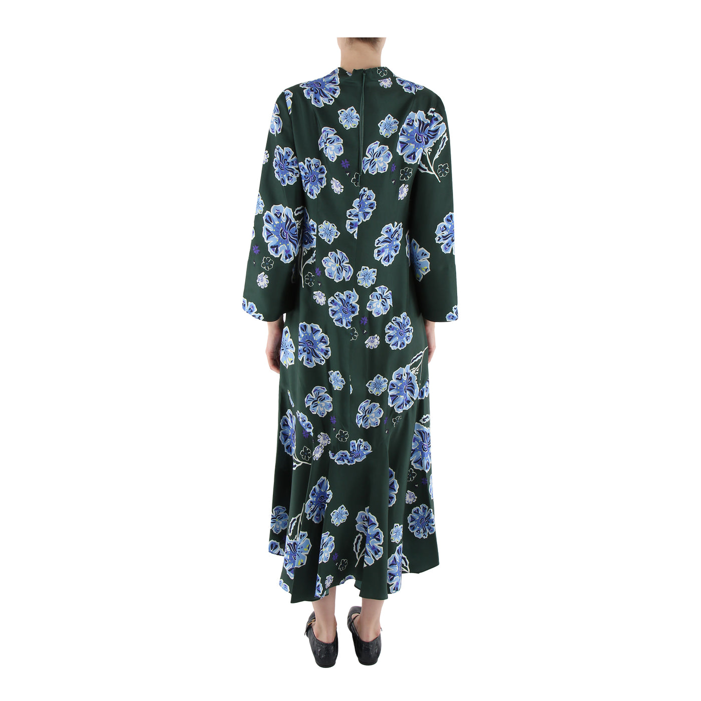 Kleid Big Garden aus Seide