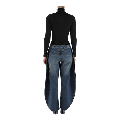 Jeans Petal mit Schlitzen